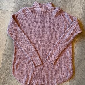 American Eagle Outfitters Dusty Pink Turtleneck Sweater